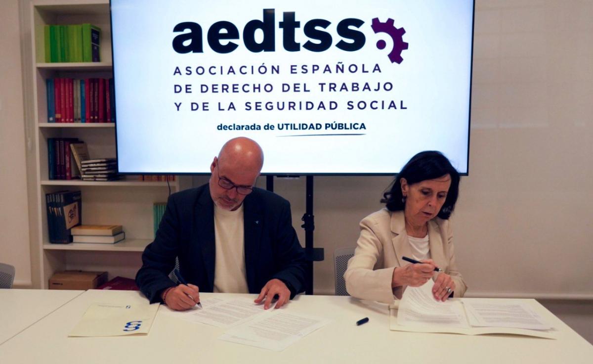 Convenio de colaboración CCOO y AEDTSS